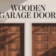 Wooden garage doors