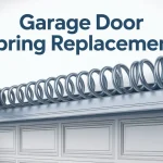 Garage door spring replacement